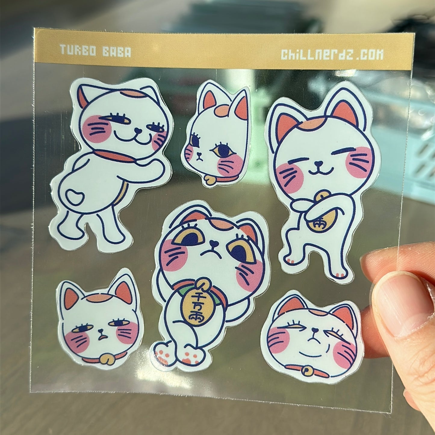turbo baba sticker sheet