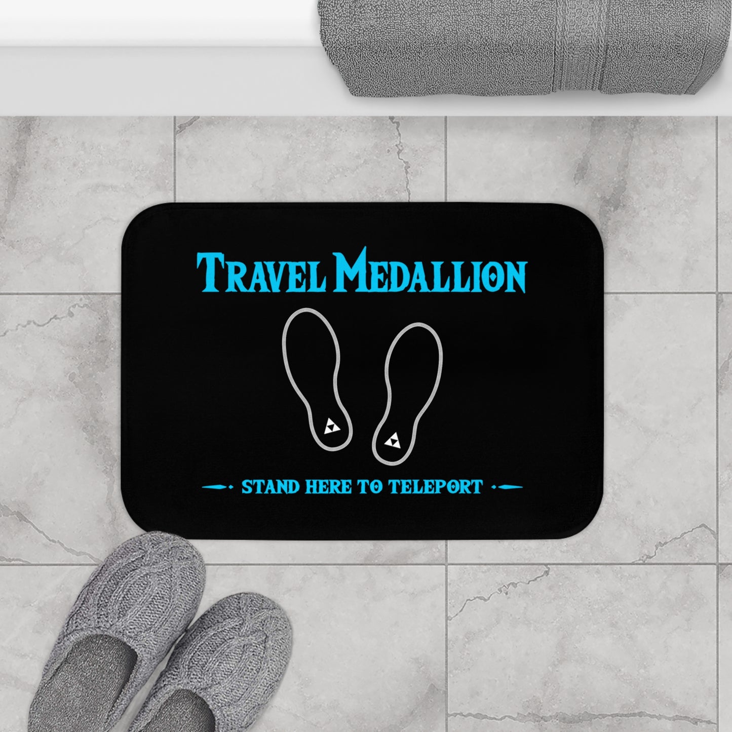 Travel Medallion Bath Mat